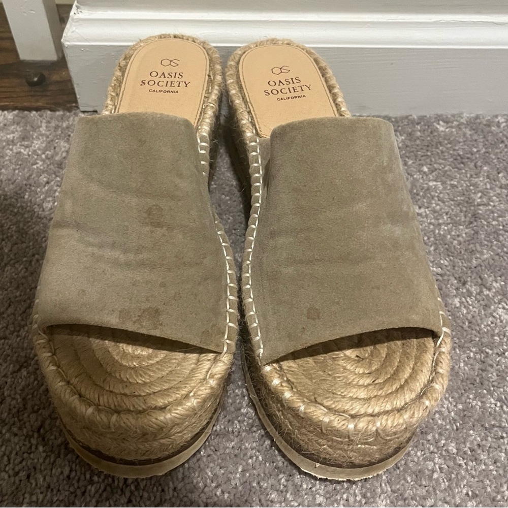 Vici Tan Slide Sandals